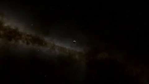 Flying in space Stock Footage 146281603