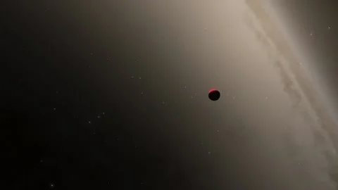 Flying in space Stock Footage 146281878