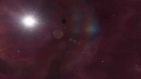 Flying in space Stock Footage 146305324