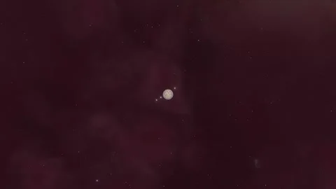 Flying in space Stock Footage 146305562