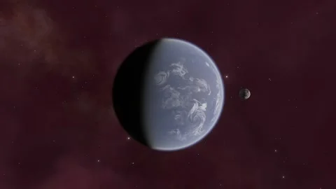 Flying in space Stock Footage 146305598