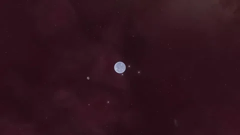 Flying in space Stock Footage 146305627