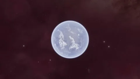 Flying in space Stock Footage 146305629