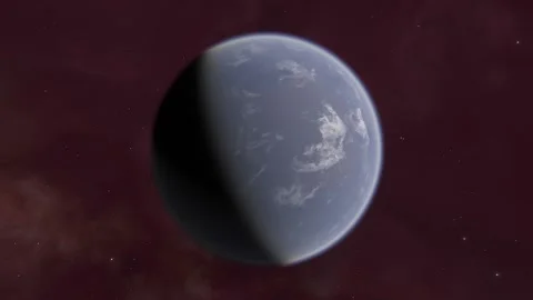 Flying in space Stock Footage 146324253