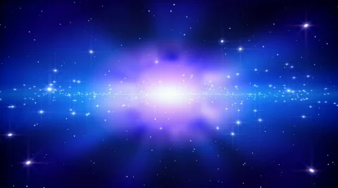 Flying in space loop Stock Footage 301620