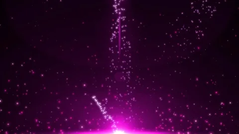 Flying Sparkling Pacticle Motion Background VJ Stock Footage 72709267