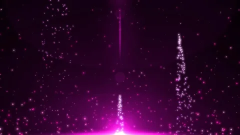 Flying Sparkling Particle Motion Background VJ Stock Footage 72709266