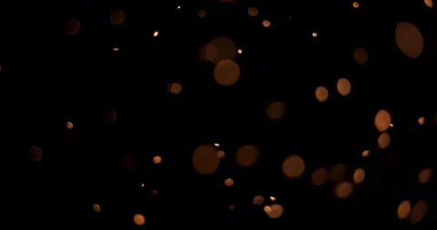 Flying Sparks On A Black Background Stock Footage 161521748