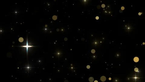 Flying sparks on isolated black background Stock-Footage 125985334