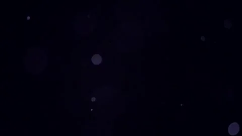 Flying sparks, magic dust lights, Christmas floating glittering stars Stock Footage 303861138