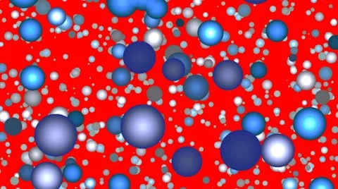 Flying spheres Stock Footage 8846402