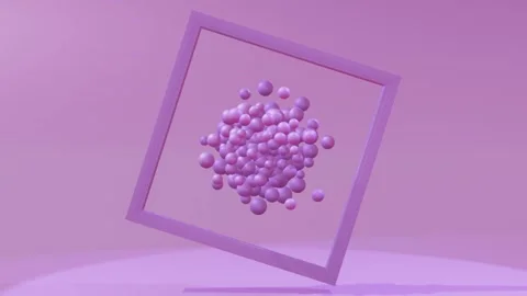 Flying Spheres Stock Footage 340403213