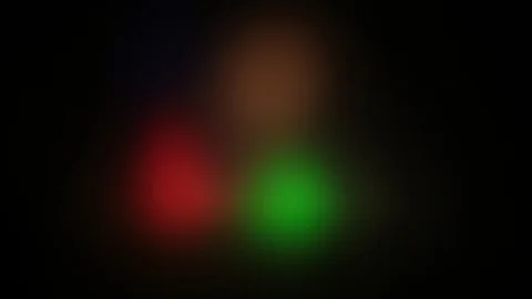 Flying spots of light in different colors Stock-Footage 109404271