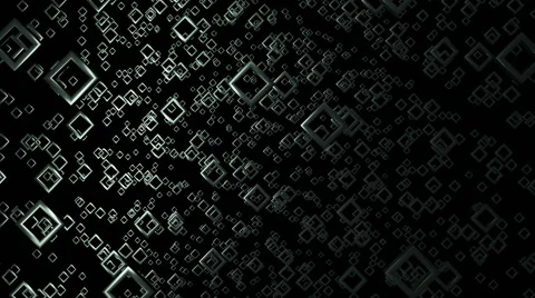 Flying square ring Stock Footage 46736418