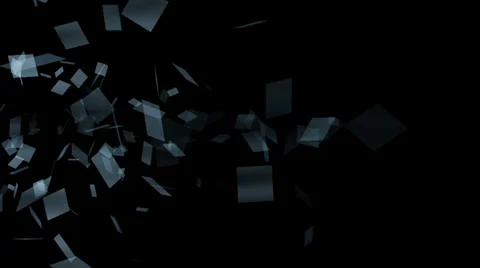 Flying squares Stock Footage 32819447