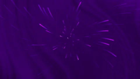 Flying star indigo background, particle burst explosion, streaks and scattered Stock Footage 297960179
