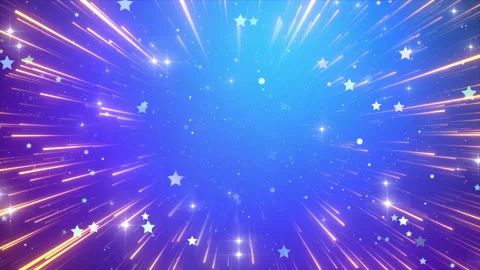 Flying stars glitter particles backdrop loop Stock Footage 141105787