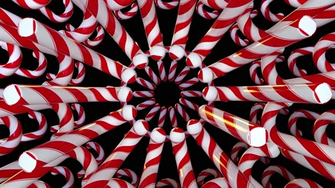 Flying sticks lollipops abstract background. Stock Footage 151419081