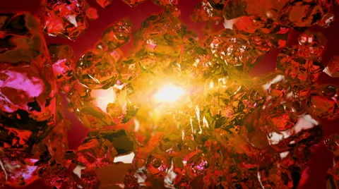 Flying stones loopable background Stock Footage 47546989