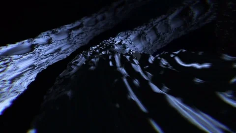 Flying is a strange space landscape Video stock 71006794