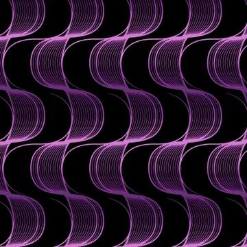 Flying strings textured wavy and abstract illustration Stock Illustration