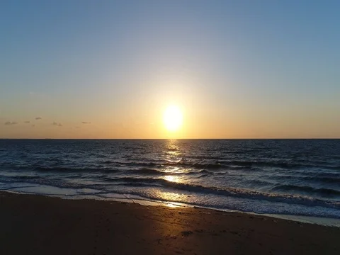 Flying to the sun in slow motion Stock Footage 75356772