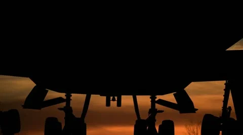 Flying into sunset Stock Footage 11496238