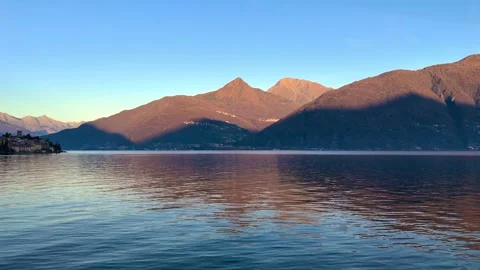 Flying at the sunset Video stock 304351266