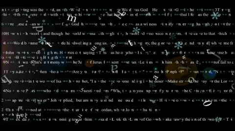 Flying Text with Beam Stock Footage 302984