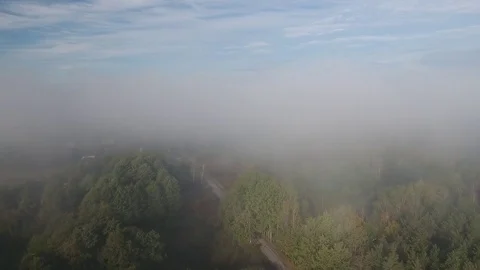 Flying up though the clouds Stock Footage 71057175