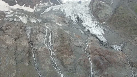 Flying on a throne in the Caucasus mountains Stock Footage 162057087