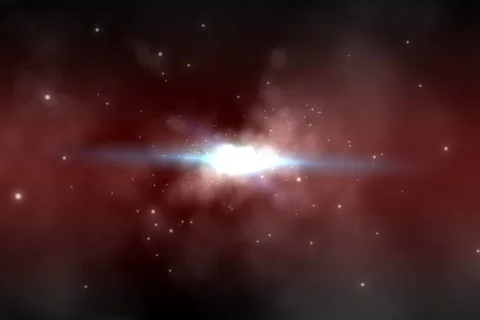 Flying through abstract clouds Stock Footage 620105