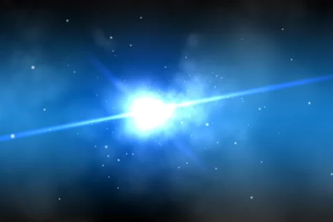 Flying through abstract clouds Stock Footage 620114