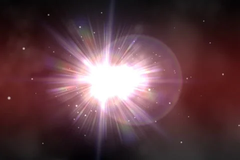 Flying through abstract clouds Stock Footage 620116