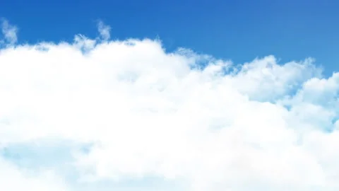 Flying through amazingly beautiful cloudscape. Stock Footage 188542725