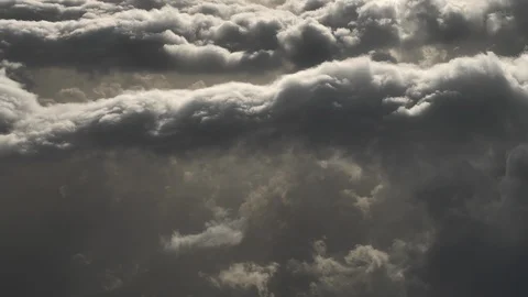 Flying through beautiful clouds 2 Video stock 103520625