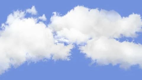 Flying through beautiful cloudscape from a cockpit. Picturesque of white fluf Stock Footage 134421517