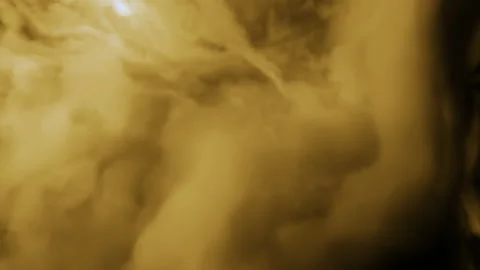 Flying through beautiful stormy thick fluffy clouds. Design. Amazing abstract Stock Footage 219818076