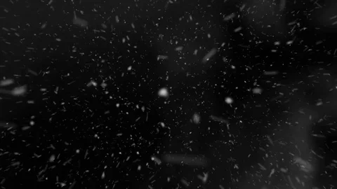Flying through Blizzard Snow Loop - Medium Shot Pre-render Stock Footage 82986669