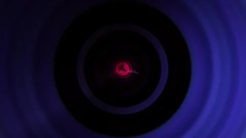 Flying through blue and purple circle tunnel. Loop able simple animation ba.. Stock Footage 327838874