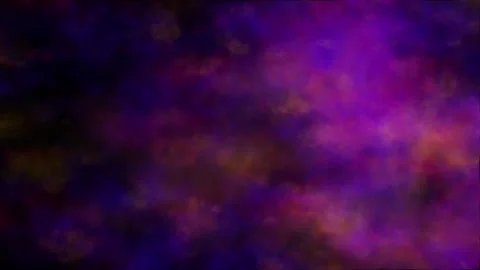 Flying through blue purple nebulae in space Stock Footage 346785395