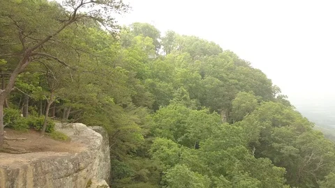 Flying Through The Cliffs Mountainside Video stock 95566005