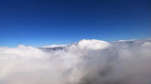 Flying through cloud and tilting left Stock Footage 59424423