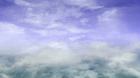 Flying Through Clouds 01 Stock Footage 10821416