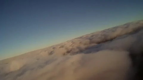 Flying through clouds 7.c Stockbeeldmateriaal 21241527