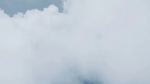 Flying through the clouds and sky in slow motion, seamless loop, infinite loop Stock Footage 96632855