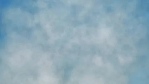 Flying through clouds in blue sky, 3d animation Stock Footage 276608391