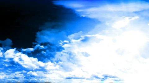 Flying through clouds Stock Footage 525213
