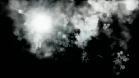 Flying through clouds Stock Footage 532450