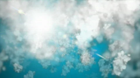 Flying through clouds Stock Footage 532457